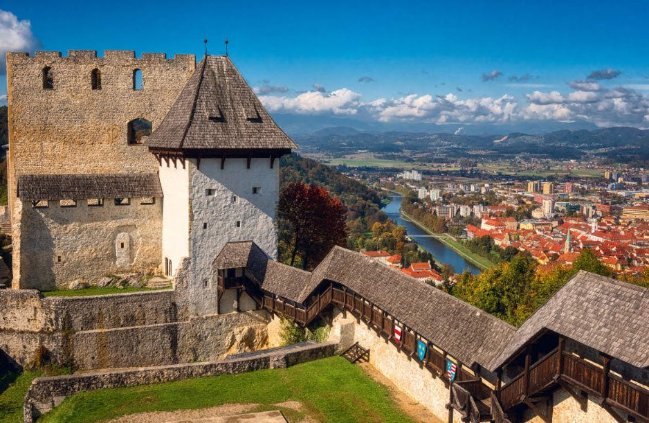 Celje Castle, Celje, Styria, Slovenia